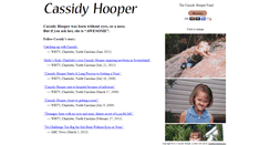 Desktop Screenshot of cassidyhooper.org